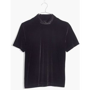 Madewell | Velvet Mockneck Tee
